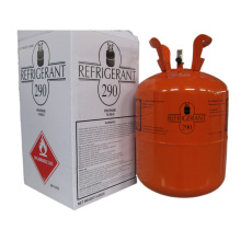 Gas de refrigerante R290 Fabricação profissional Propano Puro Liquefeito R290 Gás de refrigerante